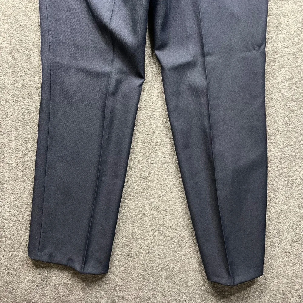 Vintage‎ Levis Action Slacks Mens 34x31 Navy Blue Fits 32x32 Made in USA  Pants